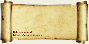 Stojan Adamac vizit kartica